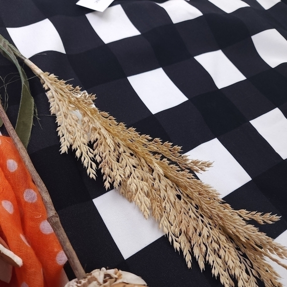 New Banana Republic Black White Stretch Rayon Cotton Blend Size 12P - Picture 5 of 11